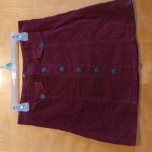 Mossimo supply co. Wine 🍷 skirt.